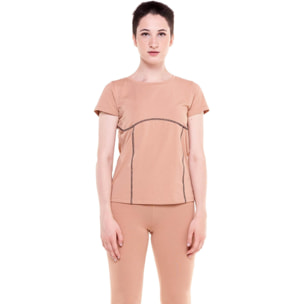 T-Shirt da donna a bustino Earth Tones
