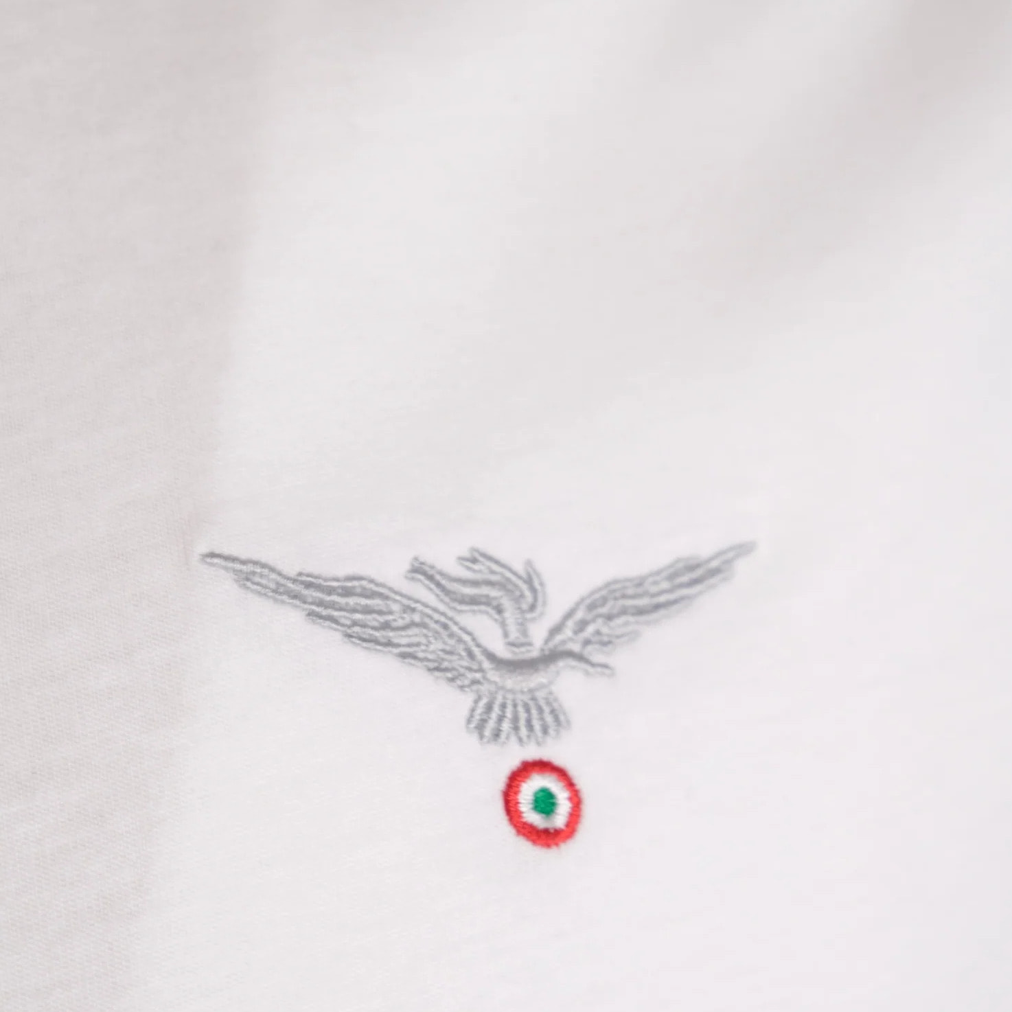 T-shirt Esercito bianca in cotone uomo