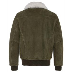 LC2410S SUEDE PILOT JACKET GOATSKIN SUEDE Cachi