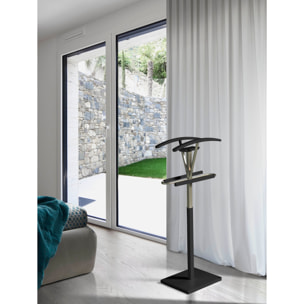 Galán de noche Couple negro 110x47x34 cm