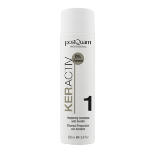 Shampooing reparateur avec keratine 250 ml.