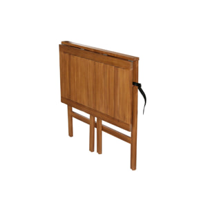 Table de balcon pliante en bois massif L80 cm CARMEN