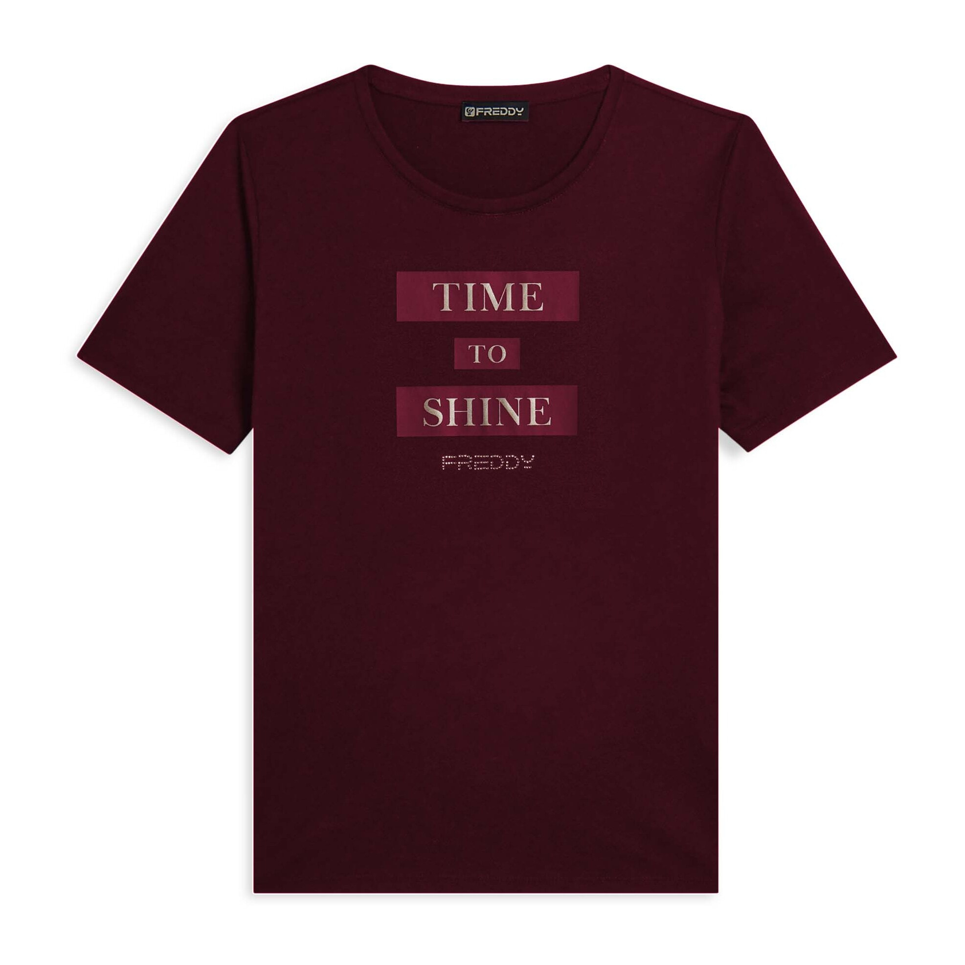 T-shirt da donna con grafica e slogan motivazionale