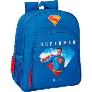 Mochila junior adapt.carro superman