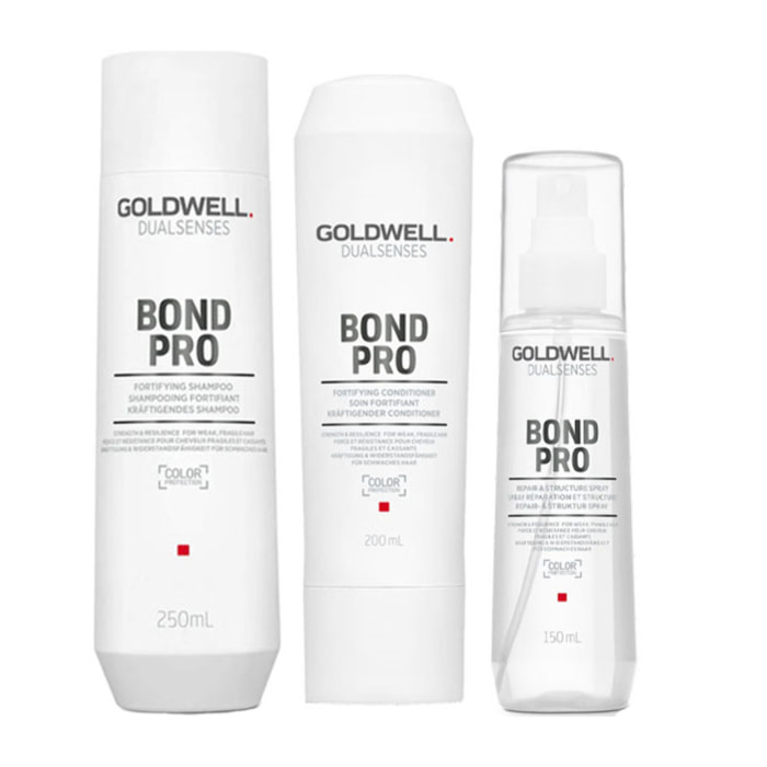GOLDWELL Kit DS Bond Pro Shampoo 250ml + Conditioner 200ml + Spray 150ml