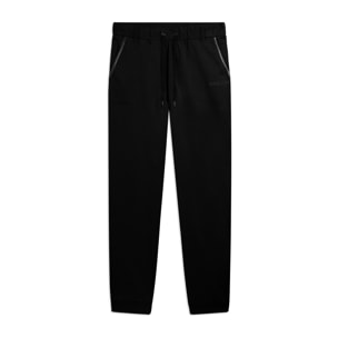 Pantaloni Sportivi in Jersey Pesante con Coulisse e Polsini