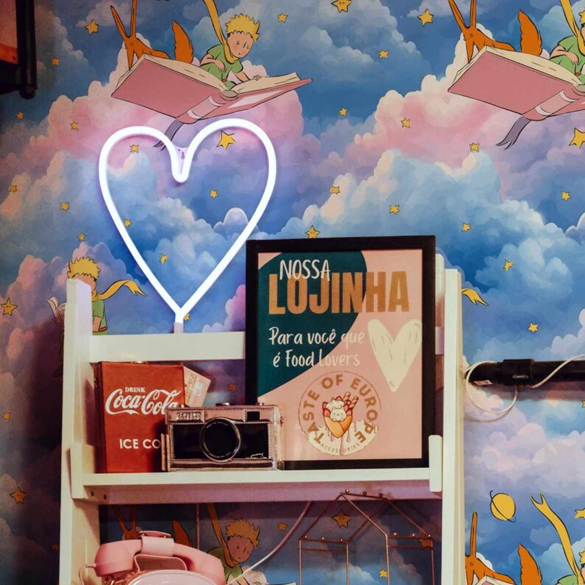 Carta da Parati Ufficiale Il Piccolo Principe Lettura Cielo