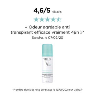 Anti-Transpirant 48H - Aérosol Déodorant 2x125 ml