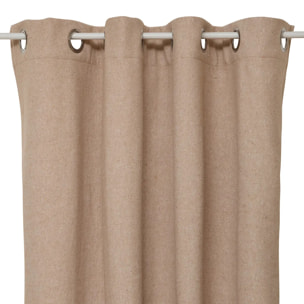 Rideau isolant Kys beige lin 140x260cm