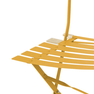 Chaise de jardin pliante métal (lot de 2) CHAISES EMILIA