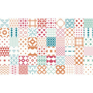 Stickers muraux - Sticker Mural Carrelage adhésif Cuisine Salle de Bain - 60 STICKERS CARRELAGES SCANDINAVE LAATAT