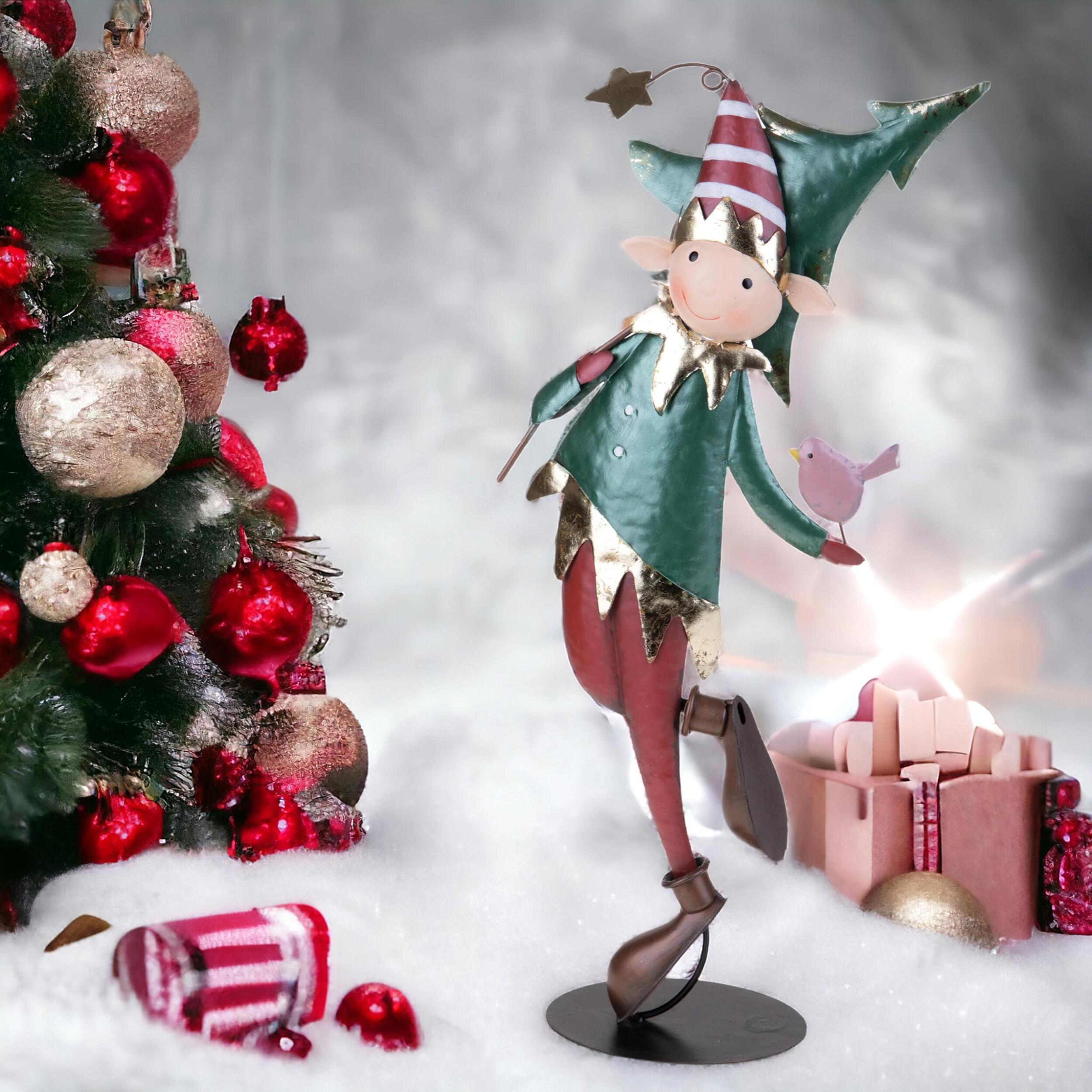 Folletto natale - Pezzi 1 - 30xH62x12cm - Bianchi Dino SpA