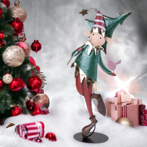 Folletto natale - Pezzi 1 - 30xH62x12cm - Bianchi Dino SpA