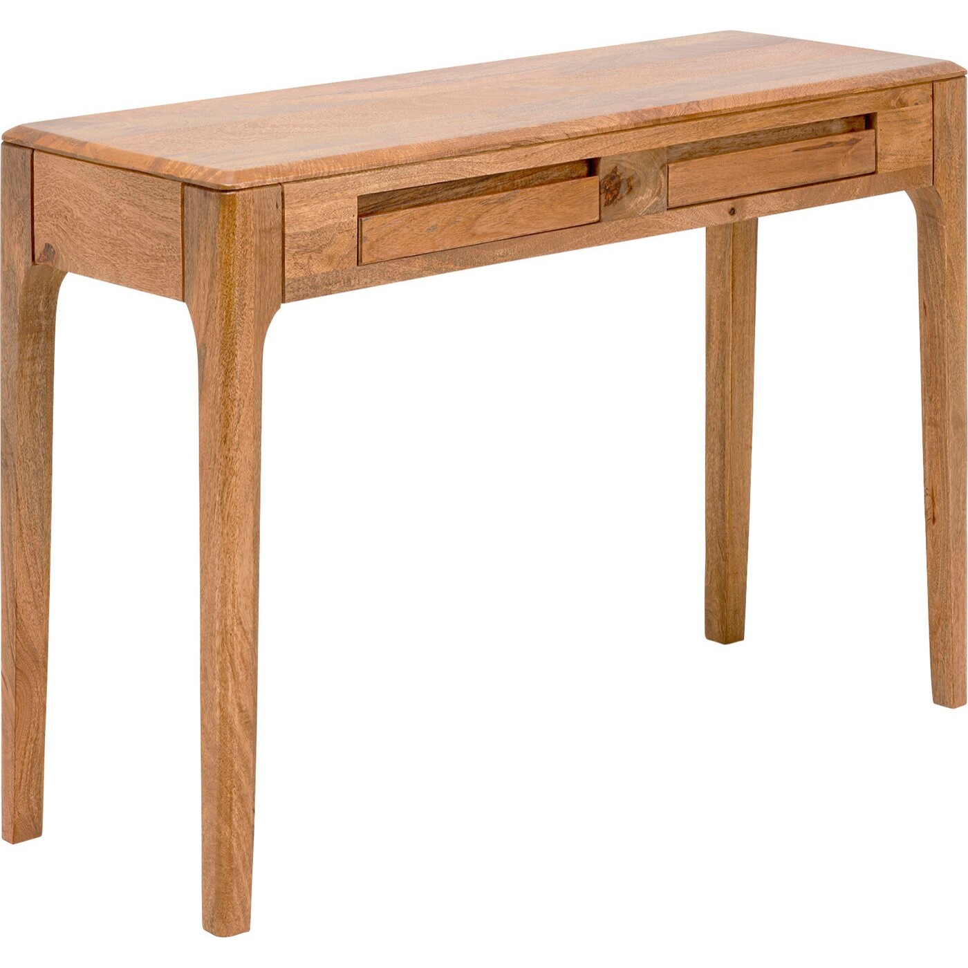 Console/bureau Brooklyn nature 2 tiroirs 110x40cm Kare Design