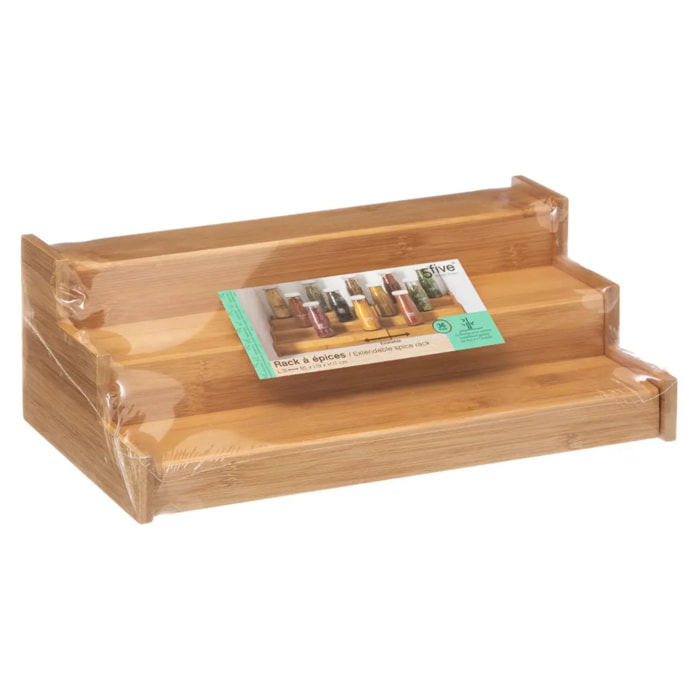Rack Extensible Épices Bambou