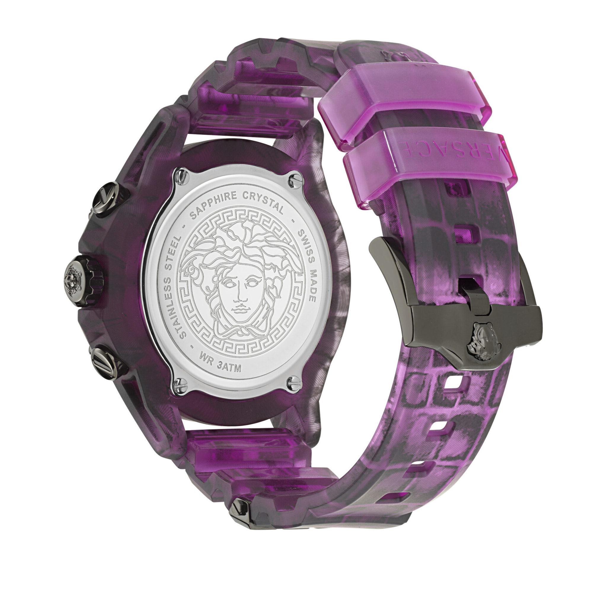 Versace Orologio Cronografo Al Quarzo Icon Active New