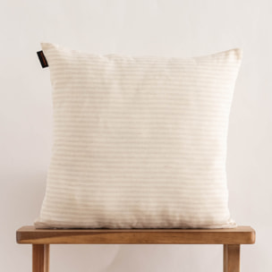 Housse de coussin jacquard 50x50 cm Jávea Mediana Lin