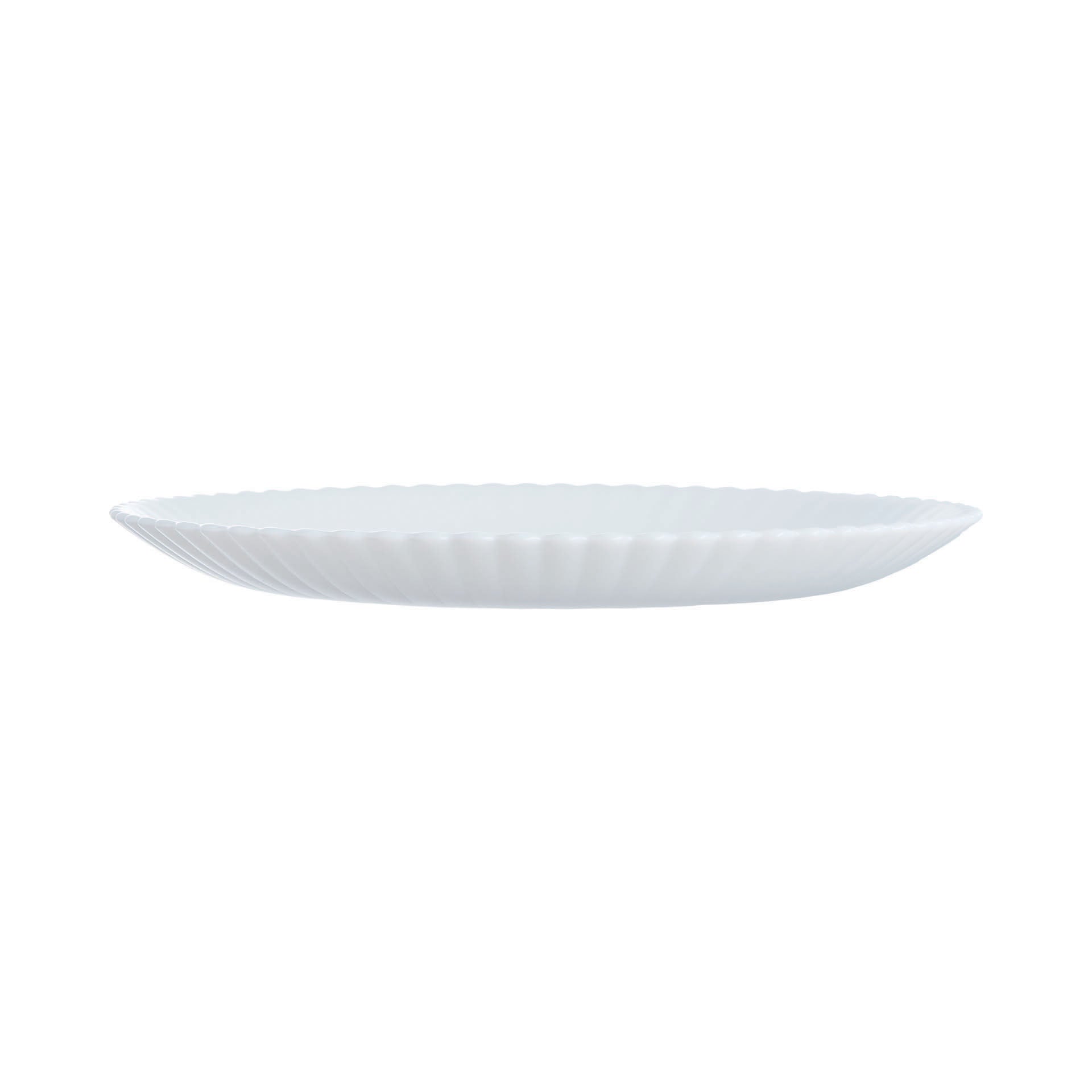 Set di 6 piatti da dessert bianchi 19 cm Bloom - Luminarc