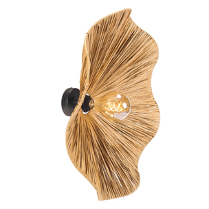 FORLIGHT Aplique LED Rainfo E27 15W Negro, Iluminación interior Elegante y Resistente