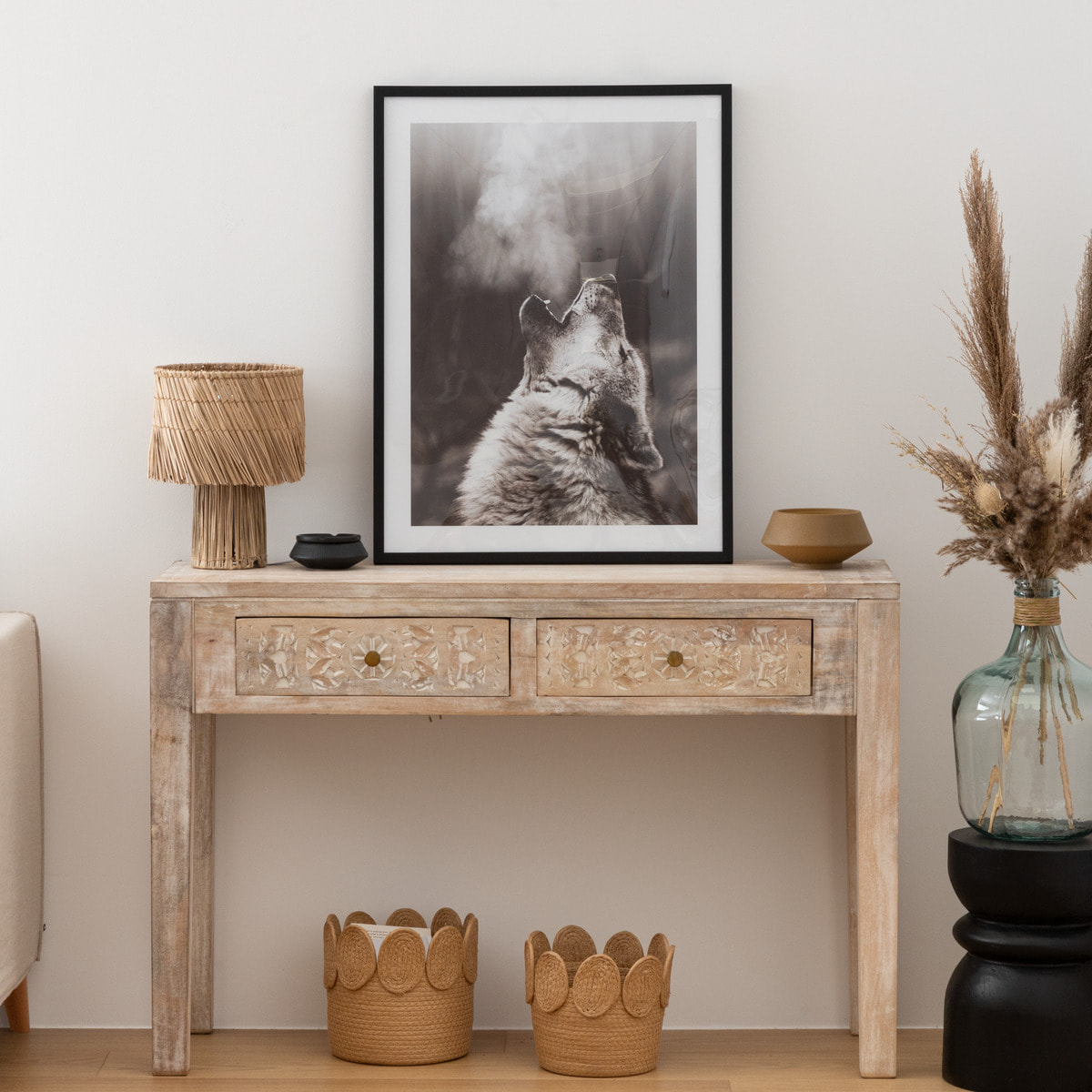 Toile imprimée encadrée Tala 60x80cm