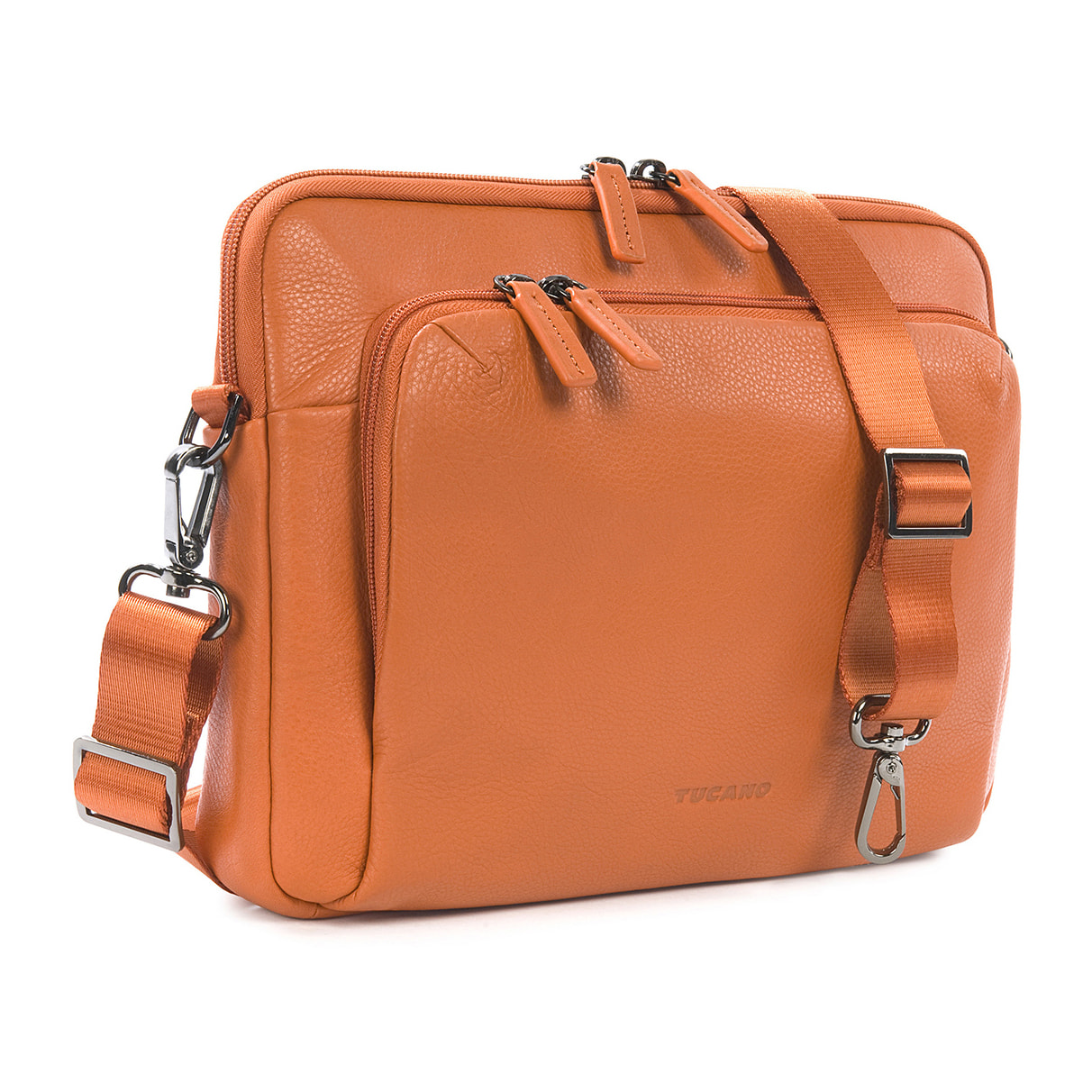 Borsa a tracolla  unisex In Vera pelle Made in Italy 34x23x8,5 cm