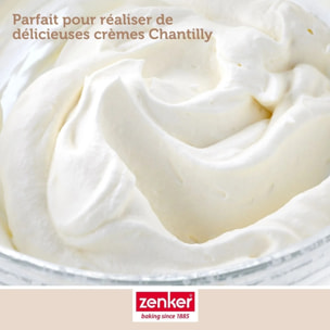 Lot de 12 cartouches de protoxyde d'azote pour siphon à Chantilly Zenker Smart Pastry
