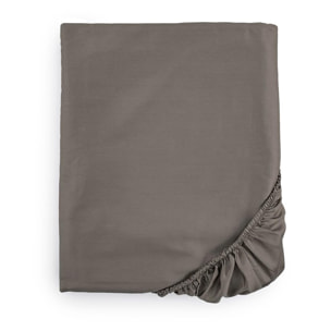 Intrecci Home Lenzuolo con Angoli, Lenzuolo Sotto in Raso di Puro Cotone Satin,Made in Italy, Morbidezza Suprema, Elegante e Confortevole, Tinta Unita
