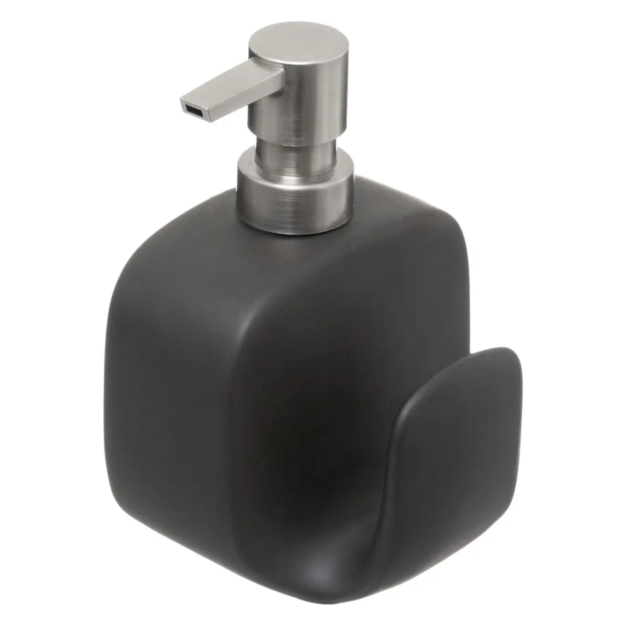 Distributeur savon avec éponge 400ml Noir