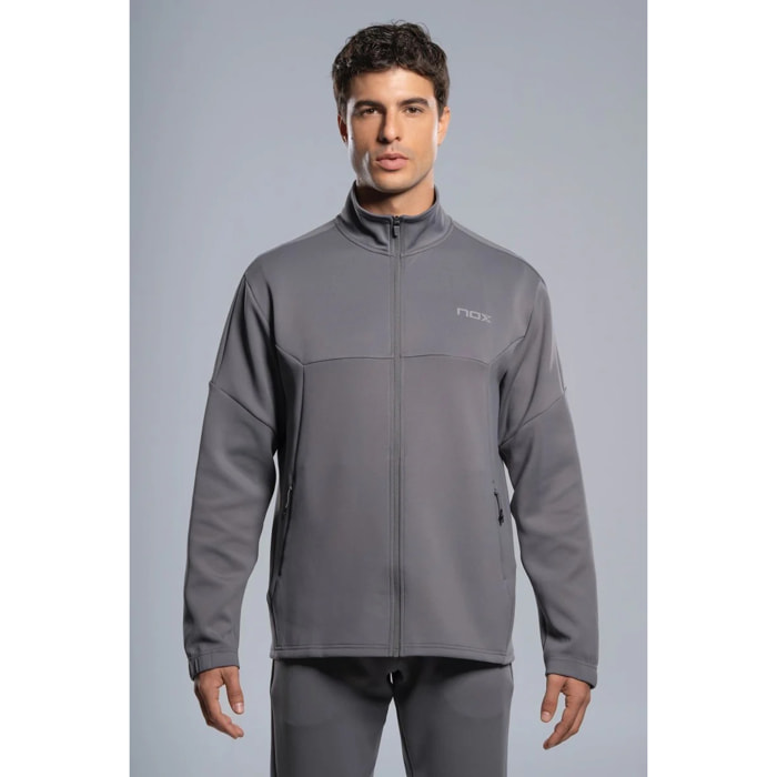 Chaqueta Deportiva hombre TEAM gris luna