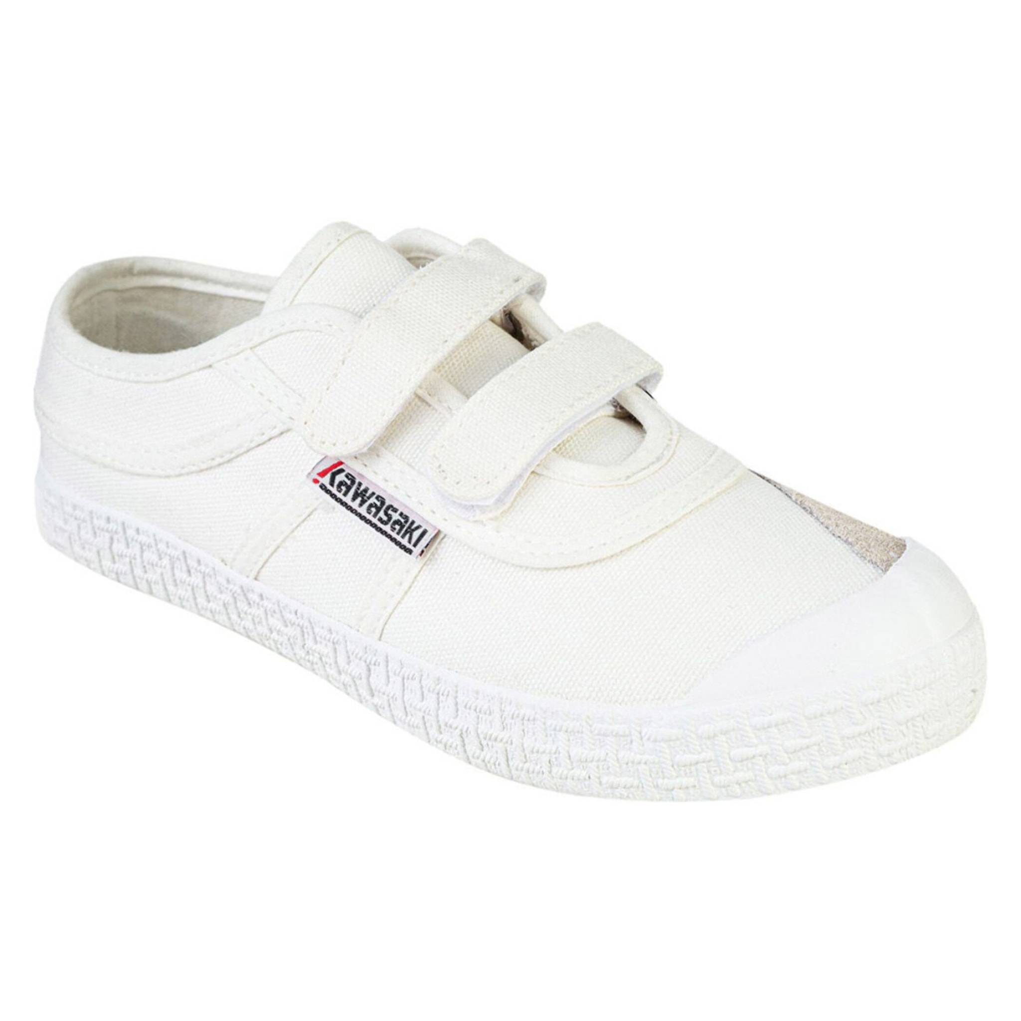 Zapatillas Sneaker para Niño/Niña - KAWASAKI Original Kids Shoe W/velcro K202432 1002S White Solid