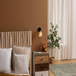 Applique murale plafonnier Lio beige 10x10cm