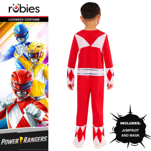 DISFRAZ POWER RANGERS ROJO MGM CL INF