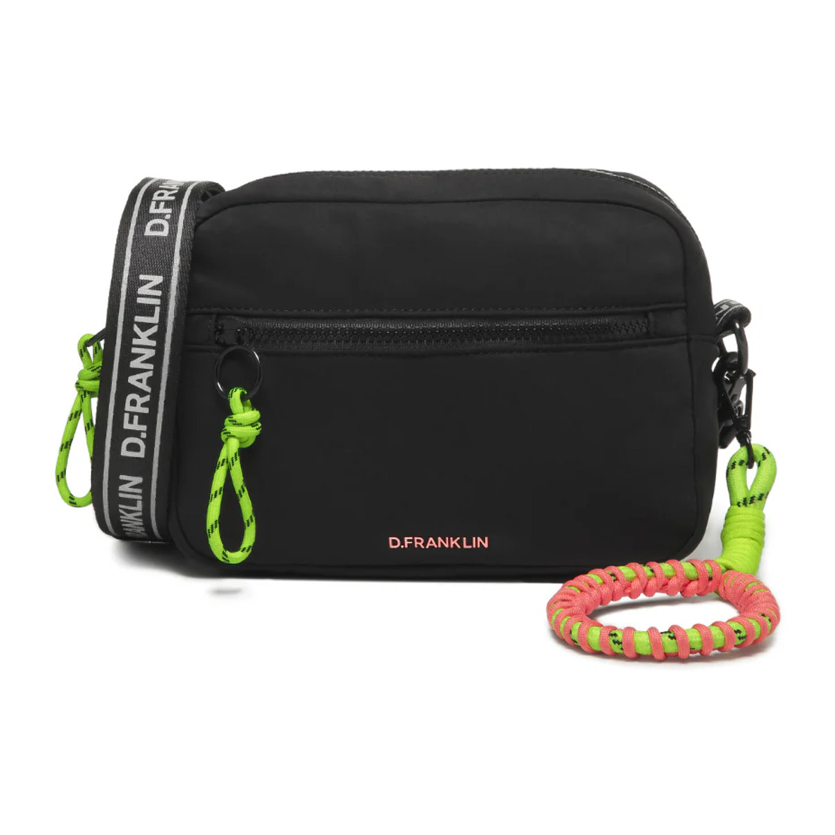 Bolso Bandolera Bomb Crossbody Bag en Negro D.Franklin