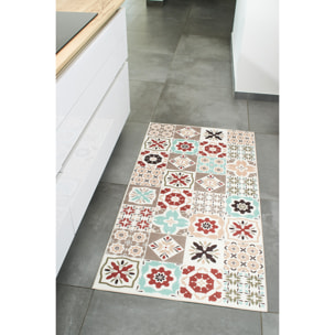 AZULEJO - Tapis carreaux de ciment multicolore