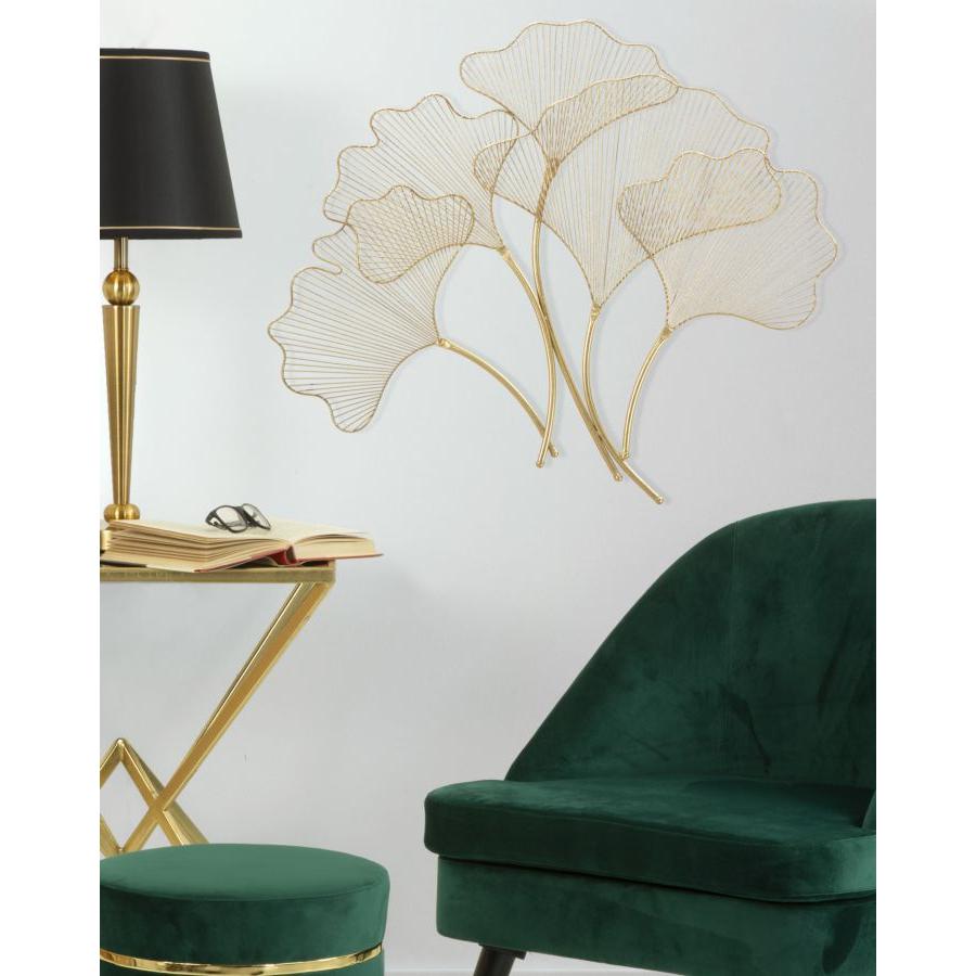 PANNELLO IN FERRO GLAM LEAF CHARME 1921 DORATO