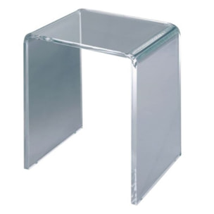 Kinedo - Tabouret de douche acrylique transparent