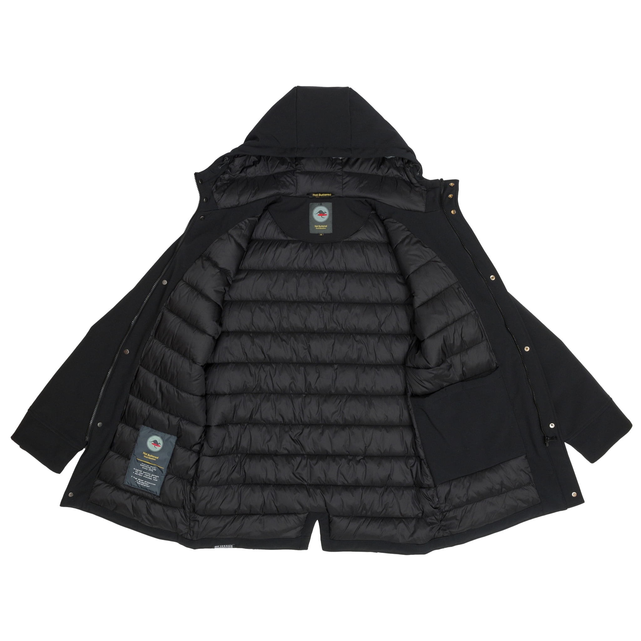 Chaqueta Hot Buttered térmica impermeable Atitlan negra