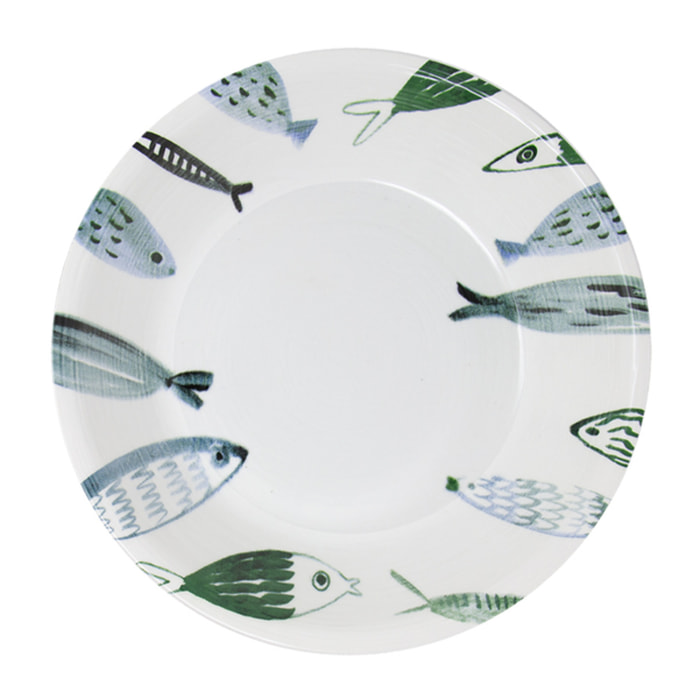 Insalatiera Camogli in ceramica sottosmalto