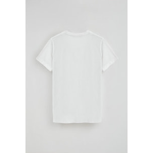 Pack uomo con due magliette in blu marino e bianco a girocollo con ricamo Rigby Go