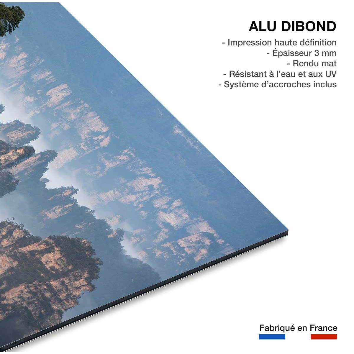 Tableau Roches en Asie Tableau alu Dibond