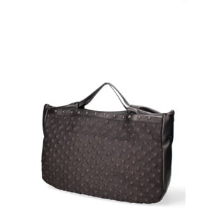 Borsa a mano da donna Made in Italy - Modello Silvana Lux - Vera Pelle - 45.0 x 30.0 x 17.0 cm