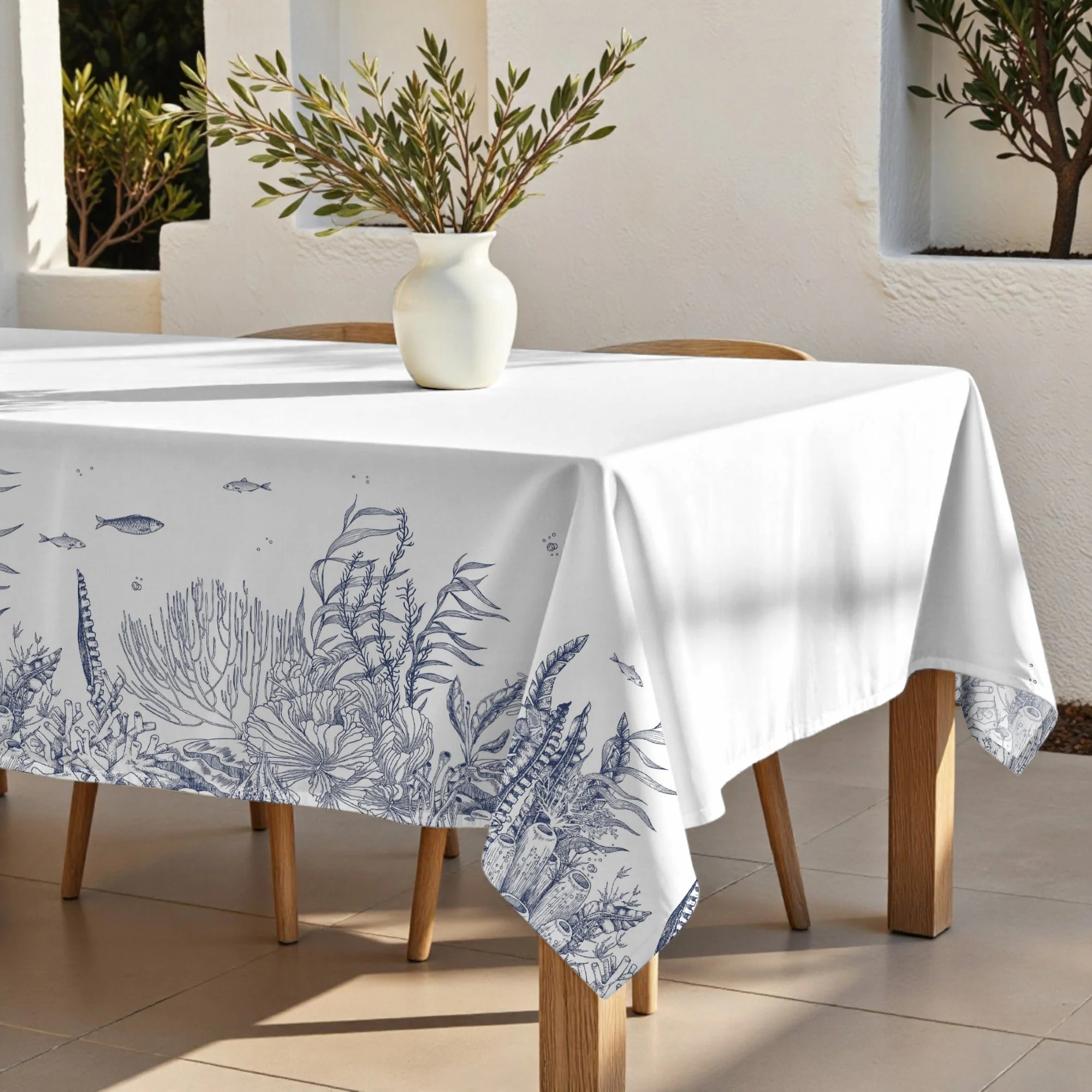 Nappe anti-taches 100 % coton Elbrus Mantel 160