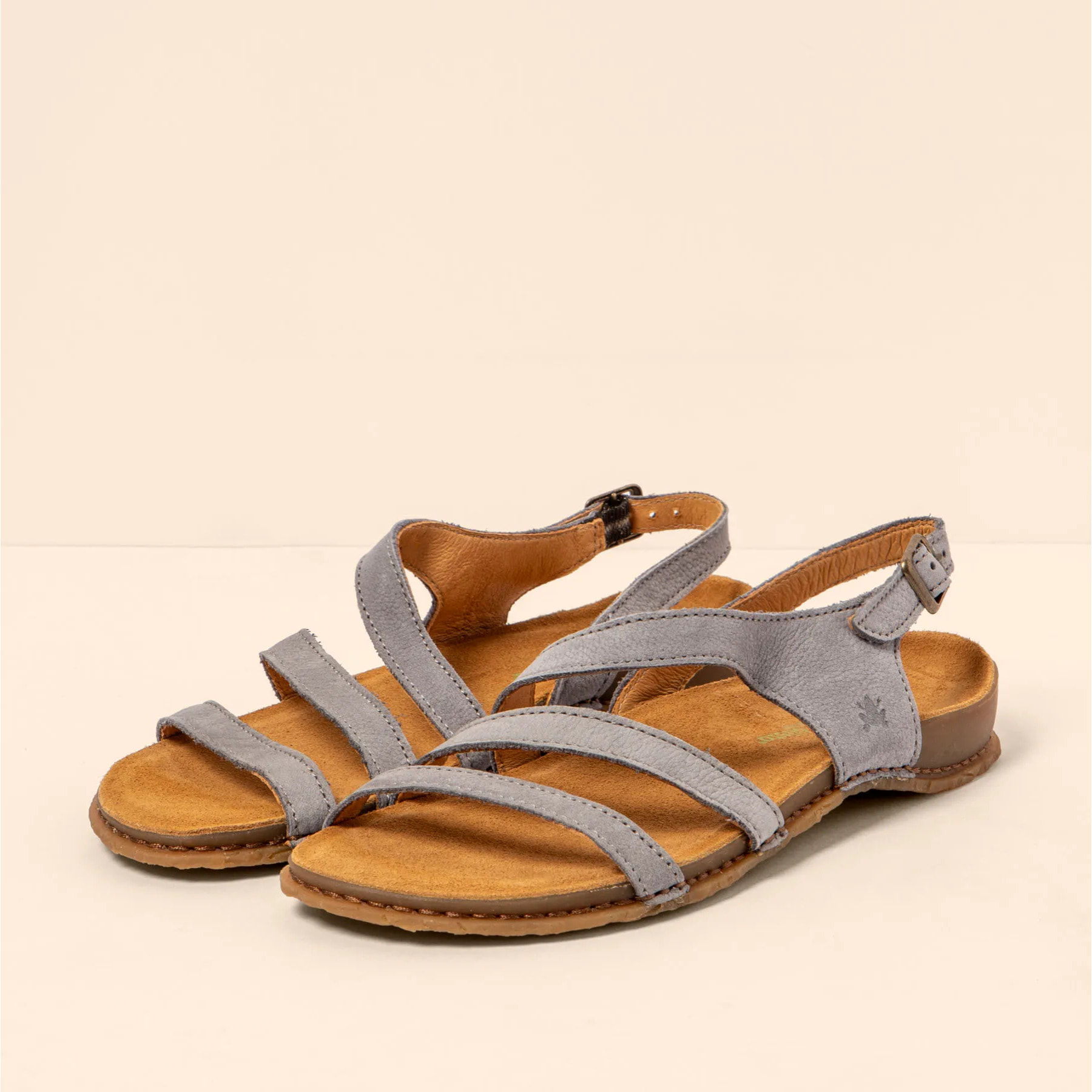 Sandalias N5811 NOBUCK LAVADO DENIM/PANGLAO color Denim