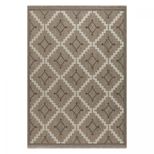 Tapis extérieur tissé kilim rectangle TEBI