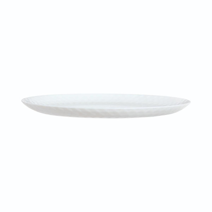 Assiette plate blanche 25 cm Pampille - Luminarc