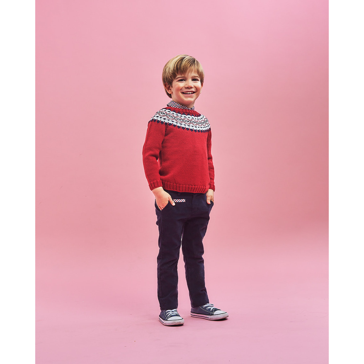 PANTALÓN PANA AZUL MARINO