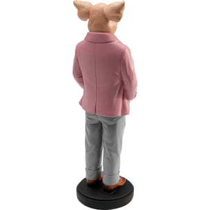 Déco cochon gentleman 44cm Kare Design