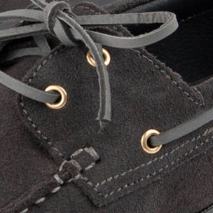 Náutico De Piel - Gris