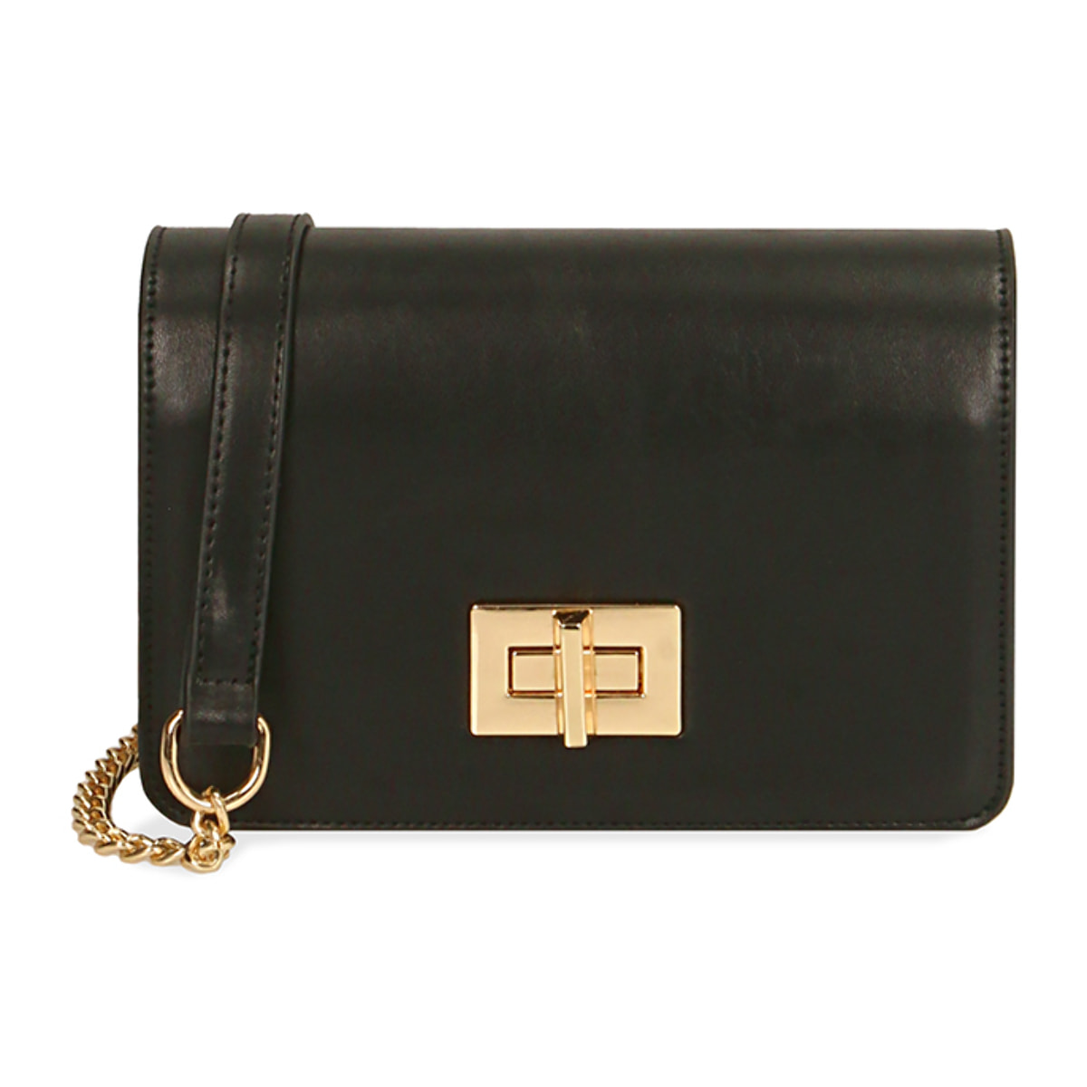 Bolso con correa de hombro negro
