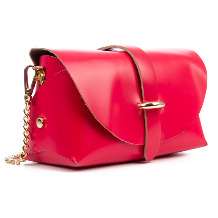 Aurora Borsa a tracolla Donna. Pelle autentica Ruga